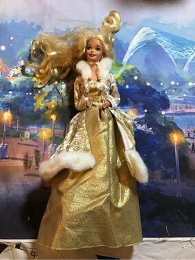 Vintage 1995 Mattel winter fantasy Barbie special edition doll